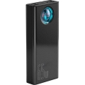 Зовнішній акумулятор (павербанк) Baseus Amblight Digital Display Quick Charge 65W 30000mAh Black (PPLG-A01, PPLG000101)