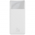 Зовнішній акумулятор (павербанк) Baseus Bipow Digital Display 20W 20000 mAh White (PPDML-M02)